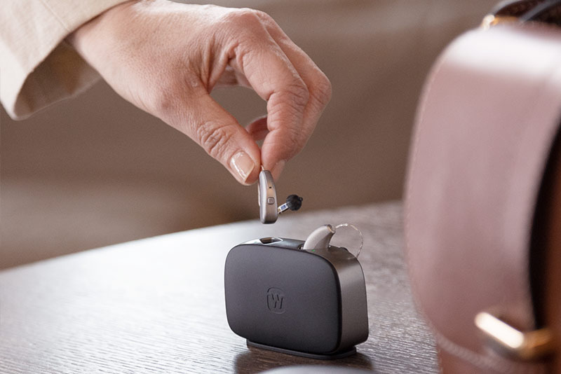 Widex Sheer Moment rechargeable hearing aids